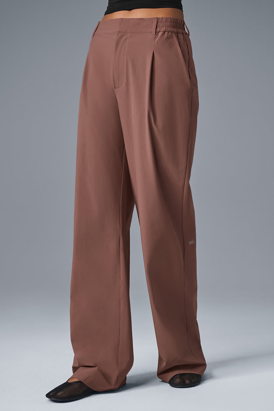 High Rise Pursuit Trouser (Long) — Chestnut
