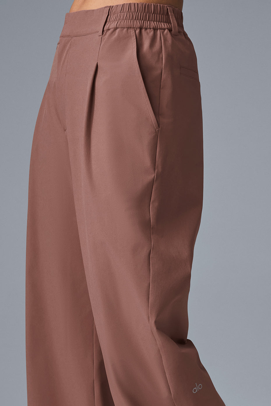 High Rise Pursuit Trouser (Long) — Chestnut