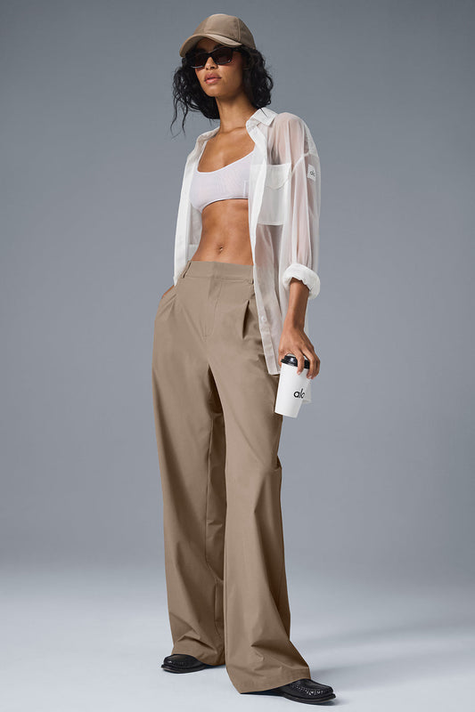 High Rise Pursuit Trouser (Long) — Gravel
