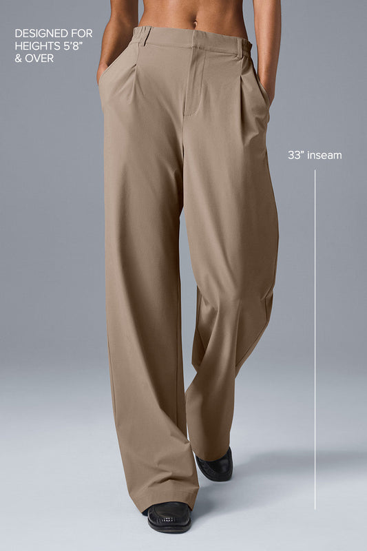 High Rise Pursuit Trouser (Long) — Gravel