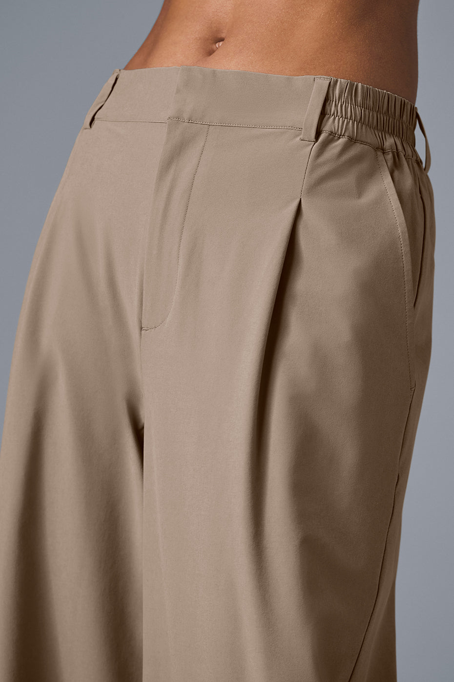 High Rise Pursuit Trouser (Long) — Gravel