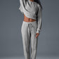 Cable Knit Winter Bliss Pant — Athletic Heather Grey