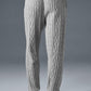 Cable Knit Winter Bliss Pant — Athletic Heather Grey