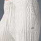 Cable Knit Winter Bliss Pant — Ivory