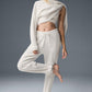 Cable Knit Winter Bliss Pant — Ivory