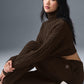 Cable Knit Winter Bliss Pant — Espresso