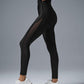 Airlift Mesh Line Up High Rise Leggings — Black