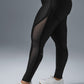 Airlift Mesh Line Up High Rise Leggings — Black