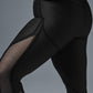 Airlift Mesh Line Up High Rise Leggings — Black