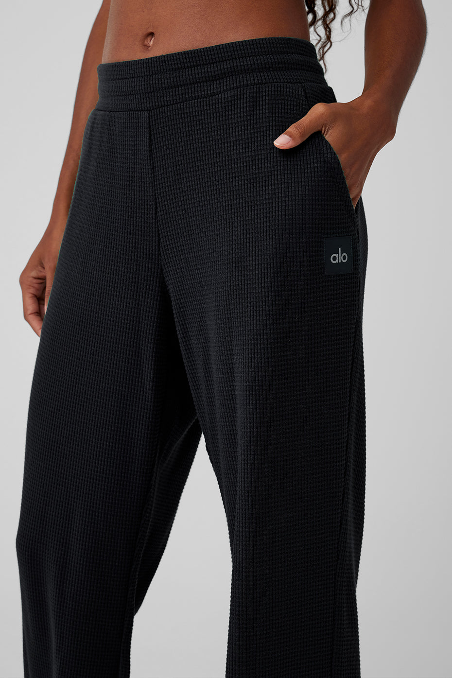 Waffle Weekend Escape Jogger — Black