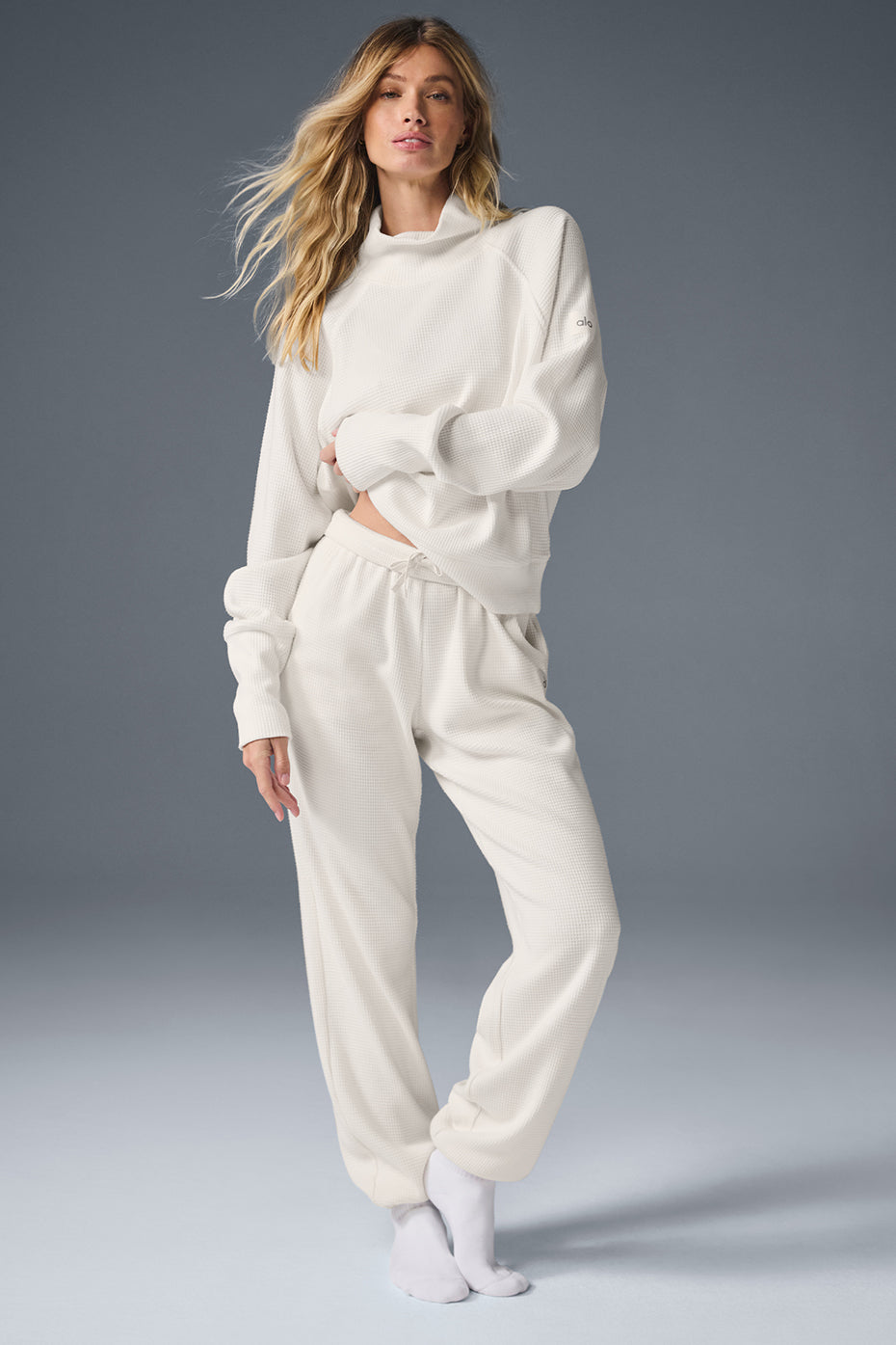 Waffle Weekend Escape Jogger — Ivory