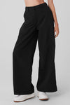 High Rise Street Smart Trouser — Black