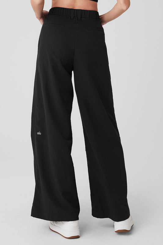 High Rise Street Smart Trouser — Black