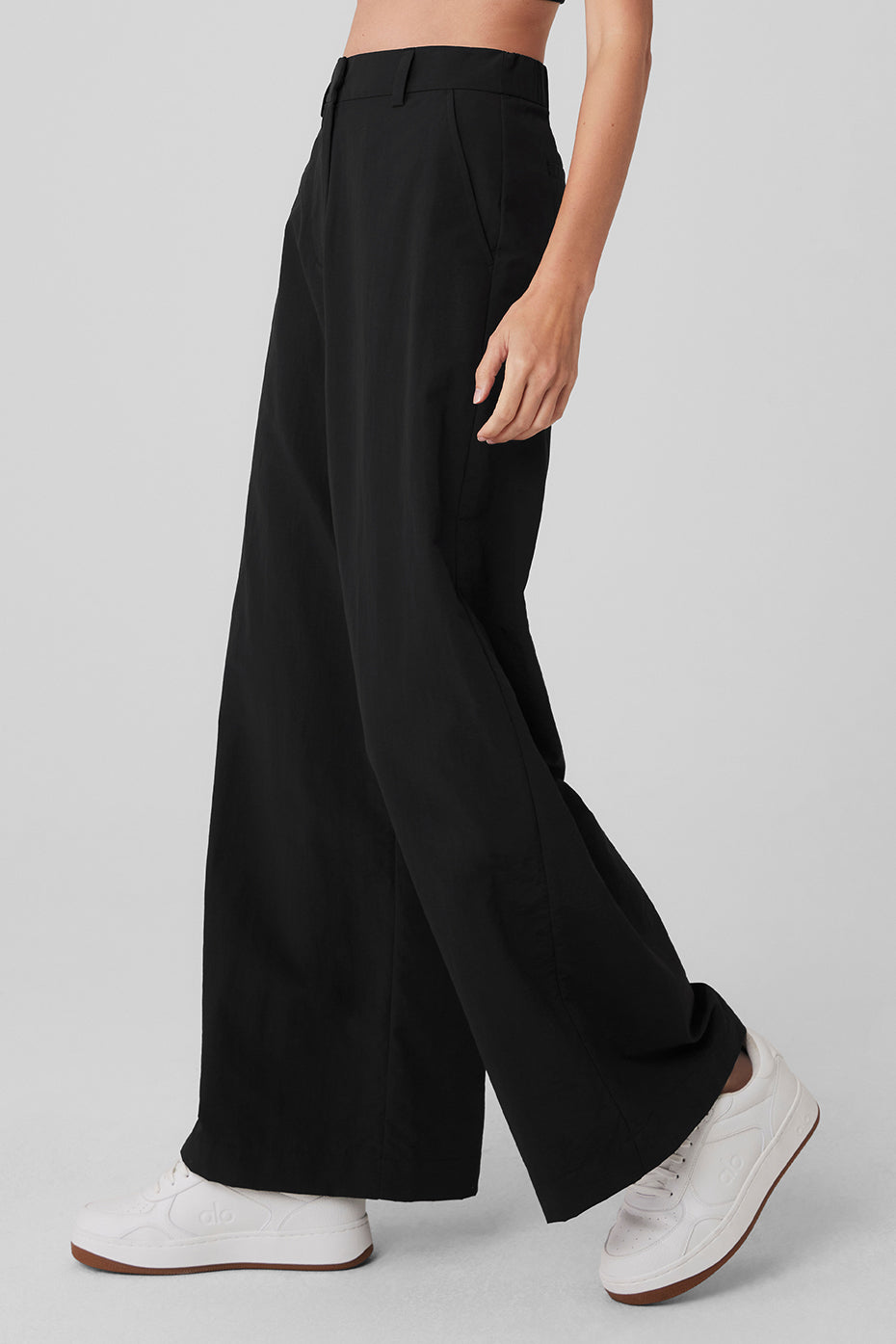 High Rise Street Smart Trouser — Black