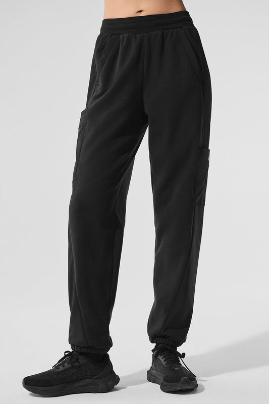Polar Fleece Wintry Mix Pant — Black
