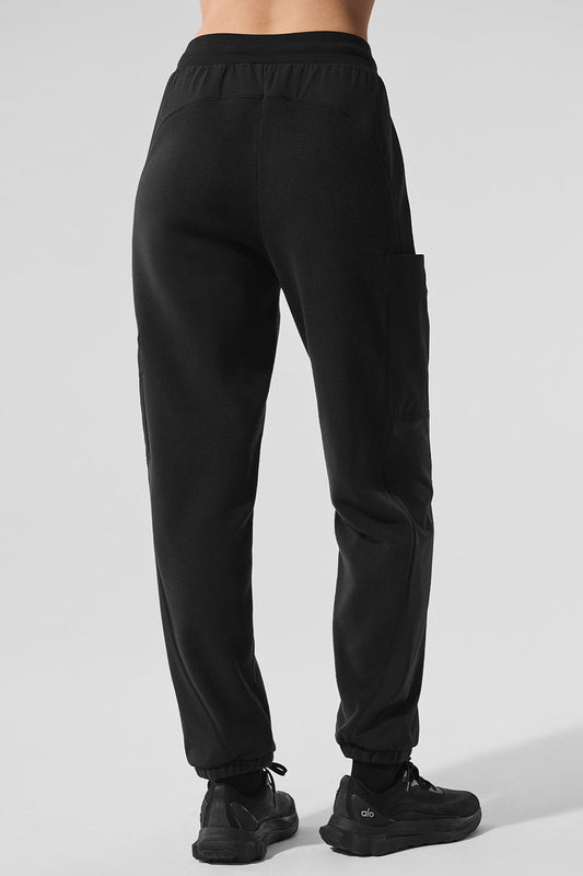 Polar Fleece Wintry Mix Pant — Black