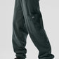 Polar Fleece Wintry Mix Pant — Charcoal Green