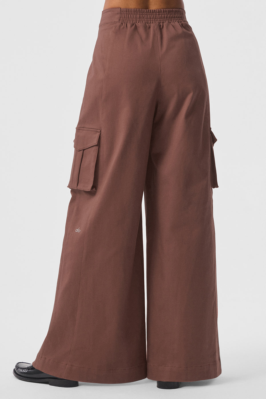 Show Off Cargo Wide Leg Trouser — Chestnut