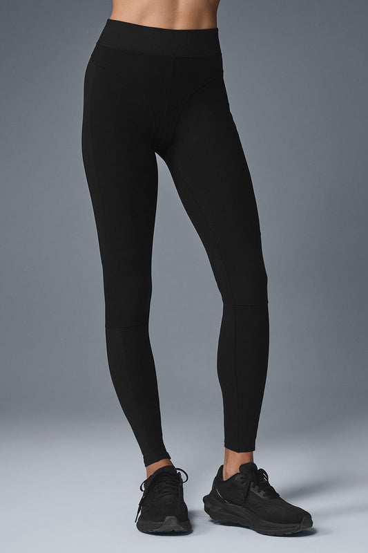 Alosoft High Rise Head Start Leggings — Black