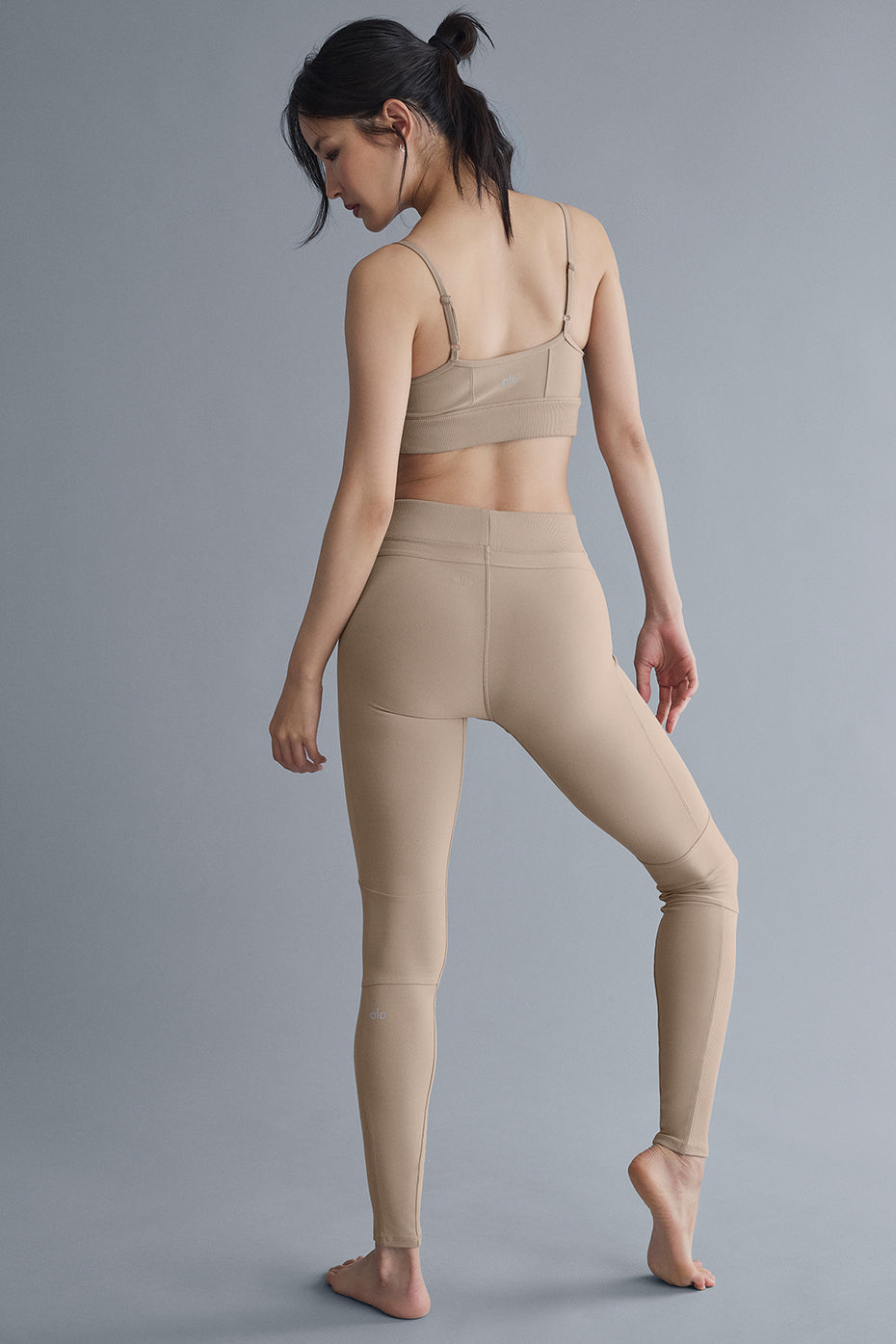 Alosoft High Rise Head Start Leggings — Gravel
