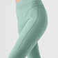 Alosoft High Rise Head Start Leggings — Botanical Green