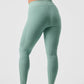 Alosoft High Rise Head Start Leggings — Botanical Green