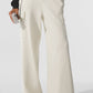 Scholar Knit High Rise Cargo Pant — Ivory