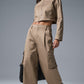 High Rise Night Out Cargo Trouser — Gravel