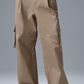 High Rise Night Out Cargo Trouser — Gravel