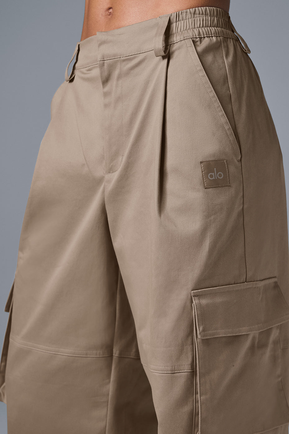 High Rise Night Out Cargo Trouser — Gravel