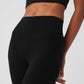 Airbrush High Rise Flare Leggings — Black