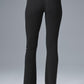 Denim Knit High Rise Flare Pant — Black/Anthracite