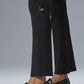 Denim Knit High Rise Flare Pant — Black/Anthracite