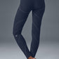 Alosoft High Rise Sunray Leggings — Navy/Ivory