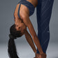 Alosoft High Rise Sunray Leggings — Navy/Ivory