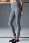 Alosoft High Rise Sunray Leggings — Steel Grey/Grey