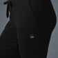 Snuggle Up Sweater High Rise Wide Leg Pant — Black