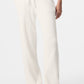 Snuggle Up Sweater High Rise Wide Leg Pant — Ivory