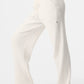 Snuggle Up Sweater High Rise Wide Leg Pant — Ivory
