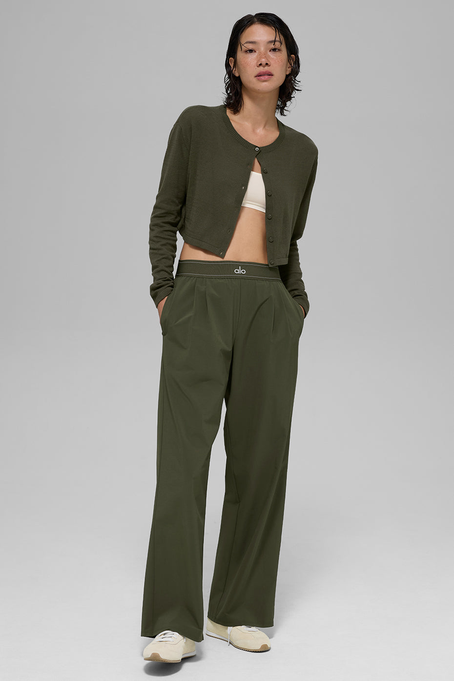Suit Up Trouser (Regular) — Green Olive