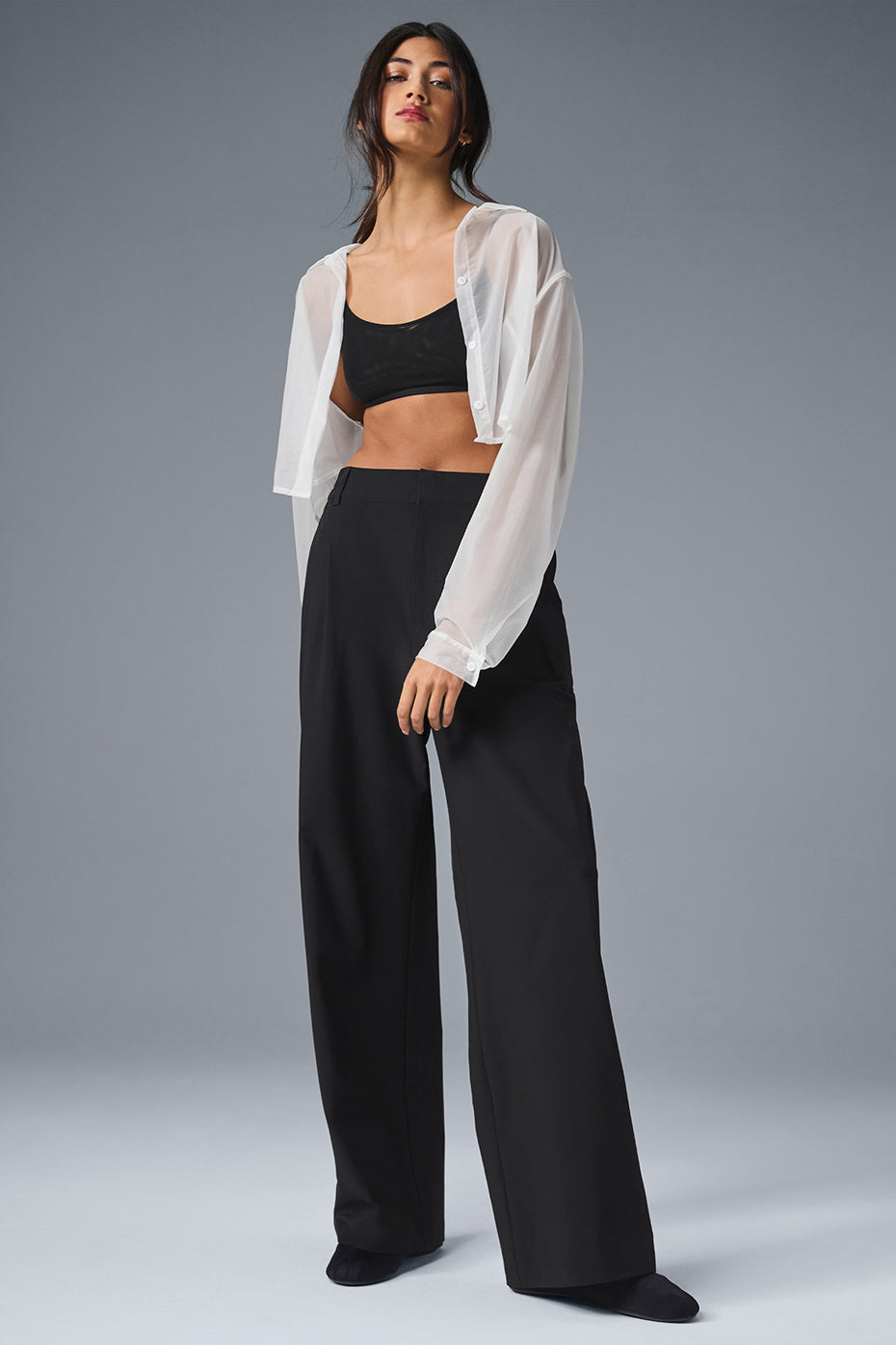 High Rise Pursuit Trouser (Regular) — Black