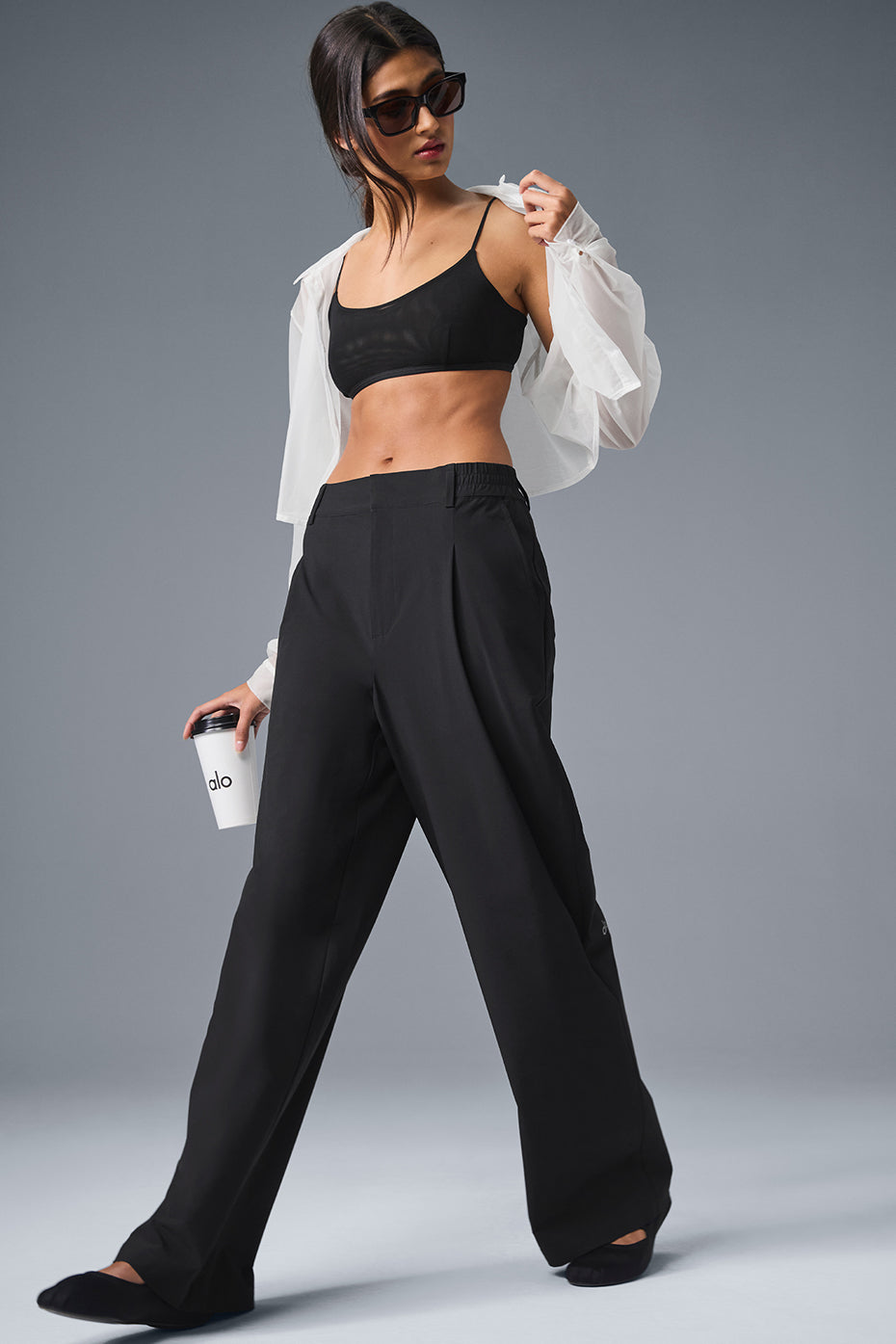 High Rise Pursuit Trouser (Regular) — Black