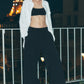 High Rise Pursuit Trouser (Regular) — Black