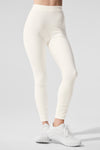 Airlift High Rise 7/8 Turn It Up Leggings — Ivory