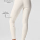 Airlift High Rise 7/8 Turn It Up Leggings — Ivory
