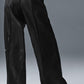 Afterglow Wide Leg Track Pant — Black