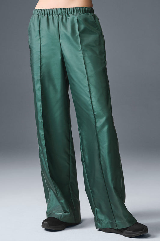 Afterglow Wide Leg Track Pant — Winter Ivy