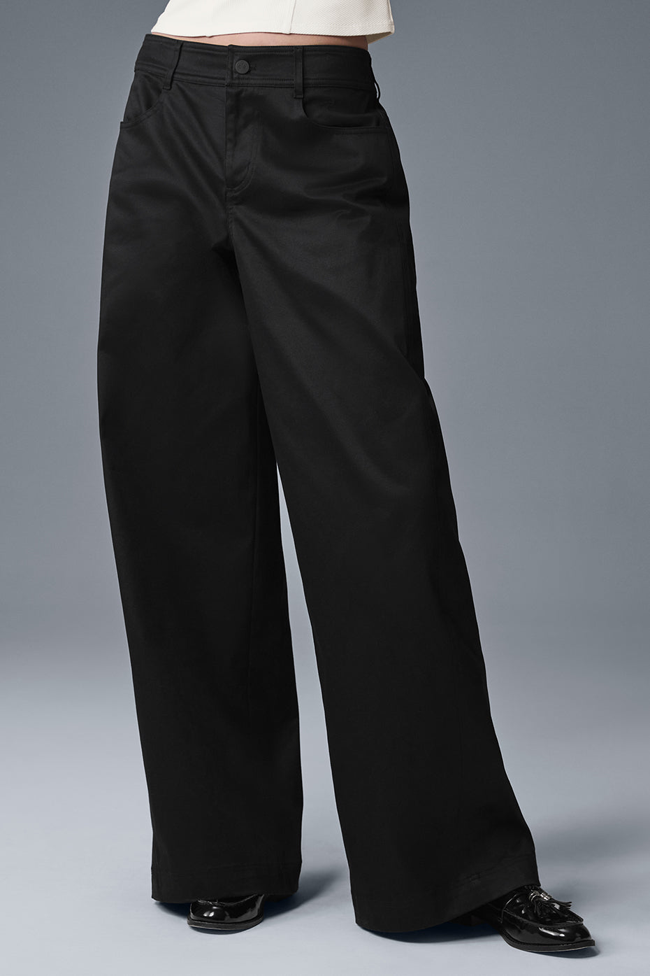 Wanderlust Wide Leg Trouser — Black