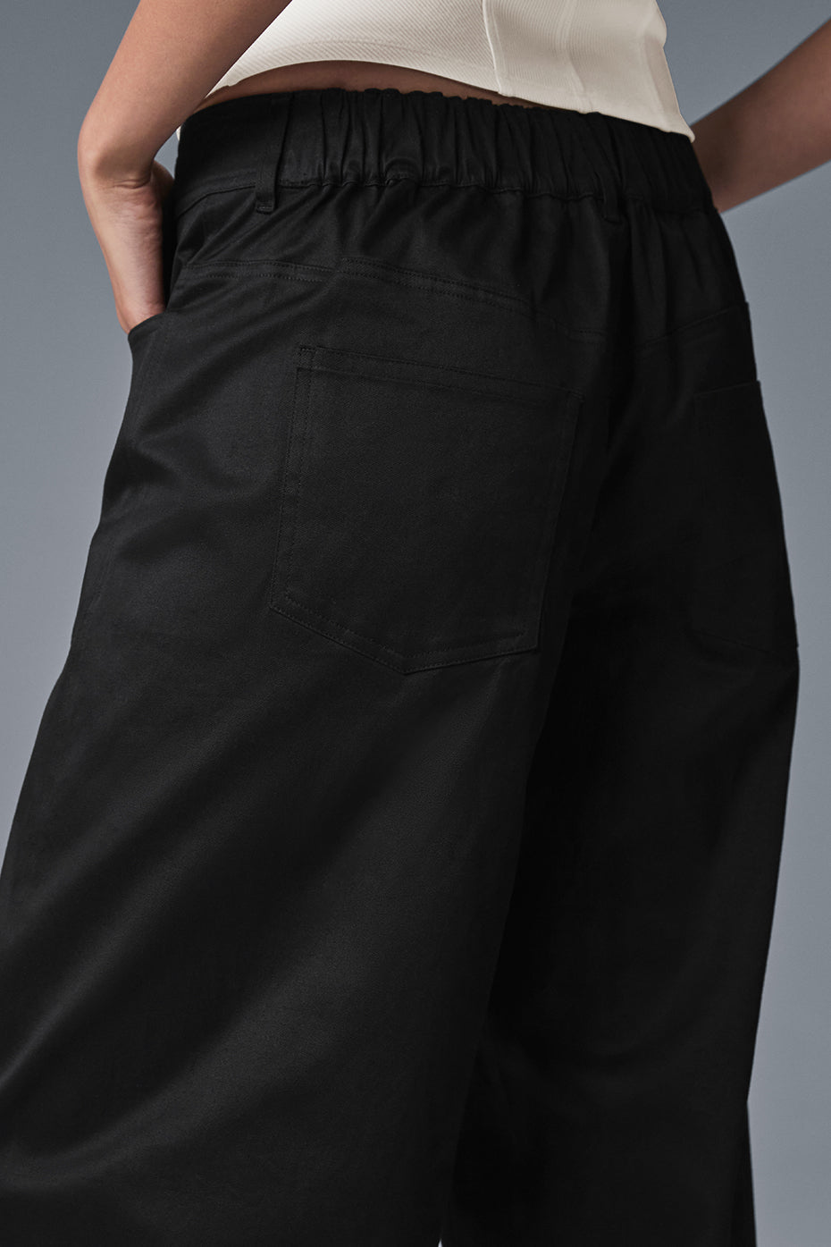 Wanderlust Wide Leg Trouser — Black
