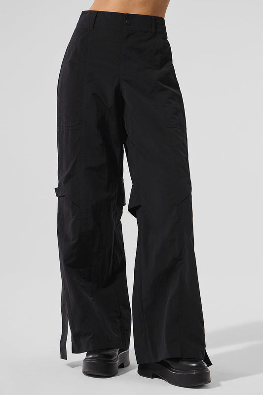 High Rise Voyager Trouser — Black
